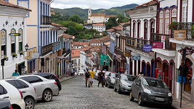 Minas Gerais, Ouro Preto, rua Bobadela