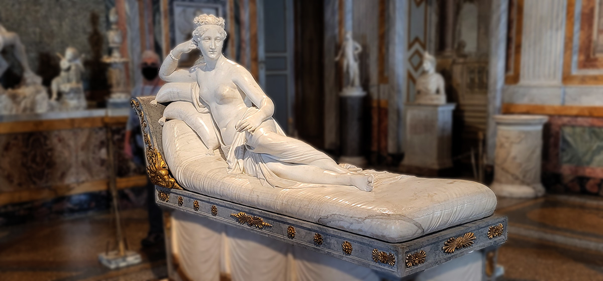 Galerie Borghese : Pauline Bonaparte