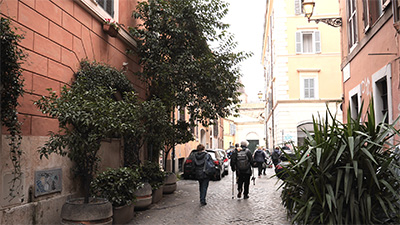 Dans le Trastevere