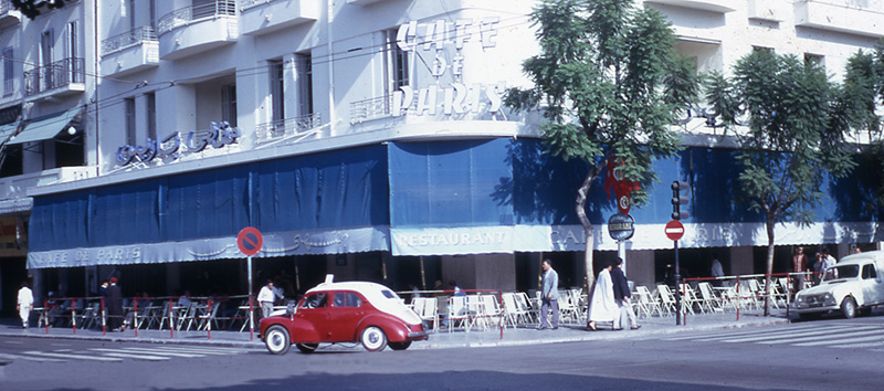 Le Café de Paris à Tunis en 1967