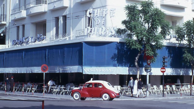 Tunis, le Café de Paris dans les années 60